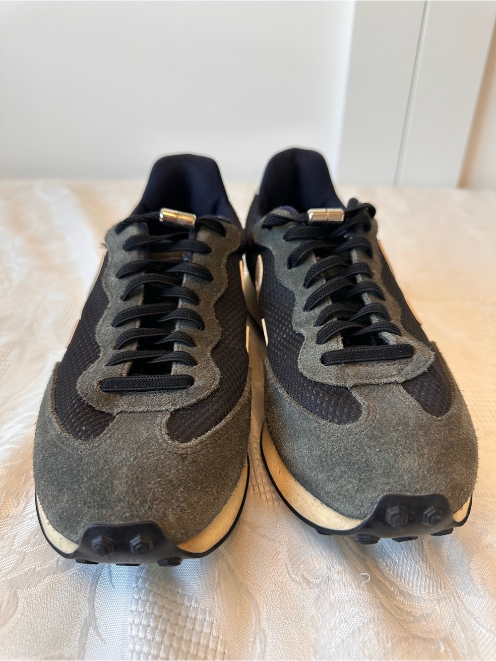Veja Rio Branco Sneakers Gray Suede Black Mesh Slip On Sneakers Women’s 8 - Picture 3 of 16